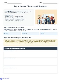 Career Exploration Research Project