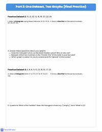 Histograms and Box Plots