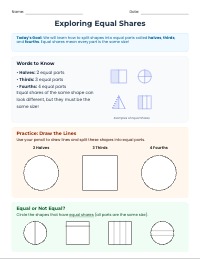 Mastering Shape Partitioning and Fractional Parts