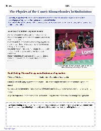 Badminton Biomechanics Essentials