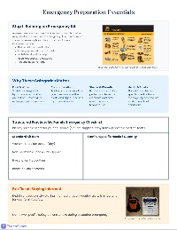 Severe Weather Safety Preparation