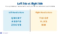 Exploring Letter Keys