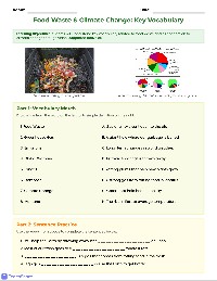 Food Waste and Climate