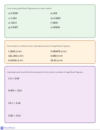 Practice: Calculating with Significant Figures