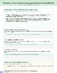 Chunking and Scaffolding in Instructional Design