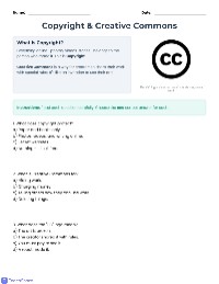 Understanding Copyright and Creative Commons