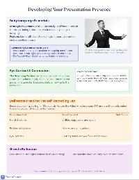 Presentation Skills Toolkit