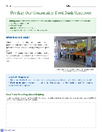 Food Bank Singapore
