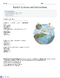 Earth Systems Assessment