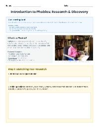 Phobia Research Guide