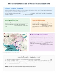 Guided Notes: Understanding Ancient Civilizations