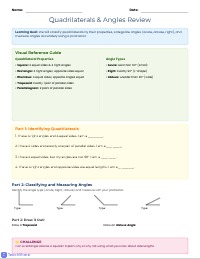 Mastering Quadrilaterals and Angle Measurement