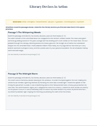 Literary Devices Identification Practice