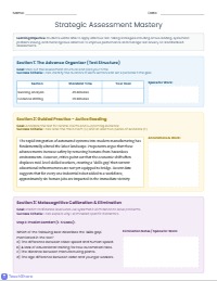 Mastering The 8th Grade Assessment Prep