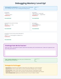 Mastering Python Code Debugging Worksheet