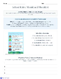 School Rules and Classroom Behavior