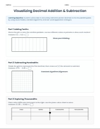Mastering Decimal Operations: Addition and Subtraction