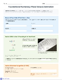 PLU Numeracy Skills Workbook