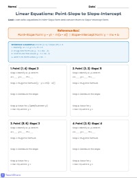 Mastering Linear Equations: Point-Slope to Slope-Intercept
