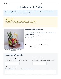 Ratios and Proportions