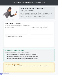 Detective Skills: Criminal Profiling