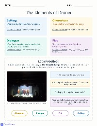 Understanding Drama Elements