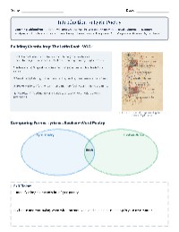 Lyric Poetry: Earthrise Exploration