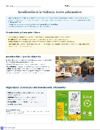 Texto Informativo: Erradicar la Violencia