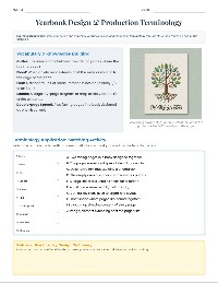 Yearbook Terminology Mastery Review