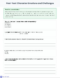 Science Fiction Character Challenge Assessment