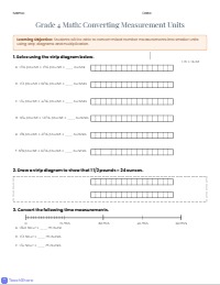 Converting Mixed Number Measurement Units