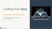 Crafting Your Story: Narrative Writing Basics