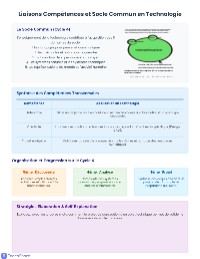 Programme de Technologie Cycle 4