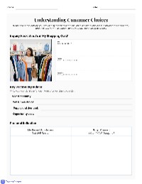 Exploring Consumer Choices