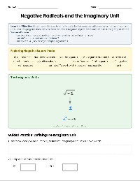 Simplifying Radicals with Negative Numbers