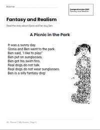 pages 1 & 2 reduce to 5 words, make page 3 at a kindergarten level, add sentence stems to page 4; reduce page 5 to 6 questions, reduce page 6 to 9 choices, make text at a kinder reading level on page 7 and make diagram larger.