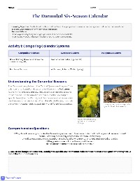 Capricorn Coast Indigenous Seasons