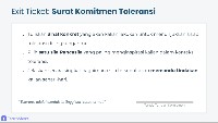 Rangkuman dan Komitmen