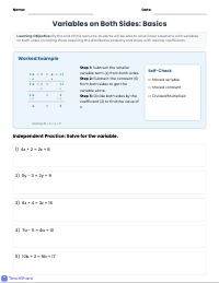 Mastering Algebraic Equations on Both Sides