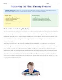 Mastering Narrative Fluency and Accuracy