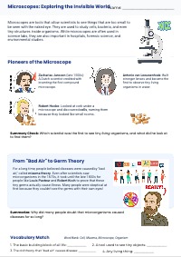 add in questions along the reading to prompt students to summarize what they learned. Create a more accessible vocabulary activity from the word bank.