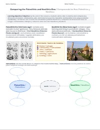 Comparing the Paleolithic and Neolithic Eras