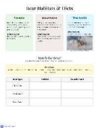 Understanding Bears and Their Habitats