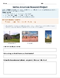 Native American Research Project