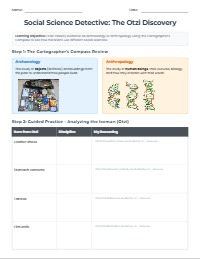 Mapping Historical Relations Activity