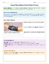 Data Privacy for Smart Wearables