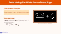 Basic Percentage Calculations