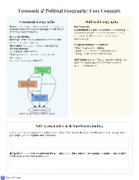 Population Geography Study Guide