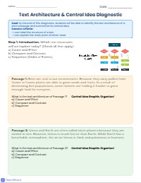Worksheet: Logic Mapping & Central Idea Diagnostic