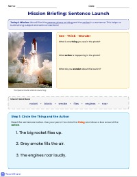 Nouns and Verbs Identification Bell-Ringer